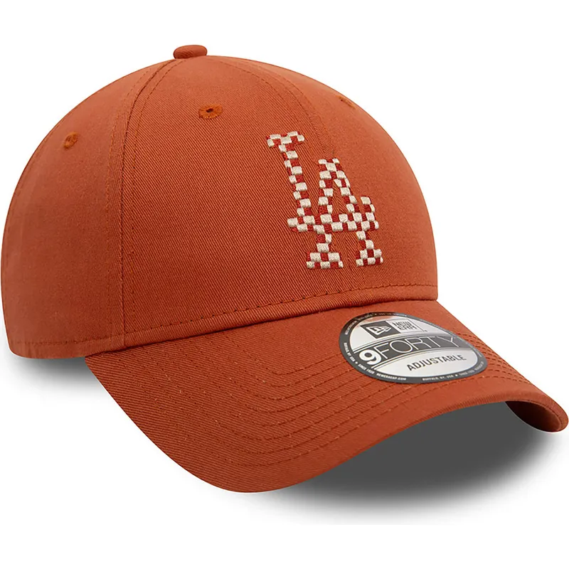 kapa-zaobljena-smeda-podesiv-9forty-seasonal-infill-los-angeles-dodgers-mlb-new-era