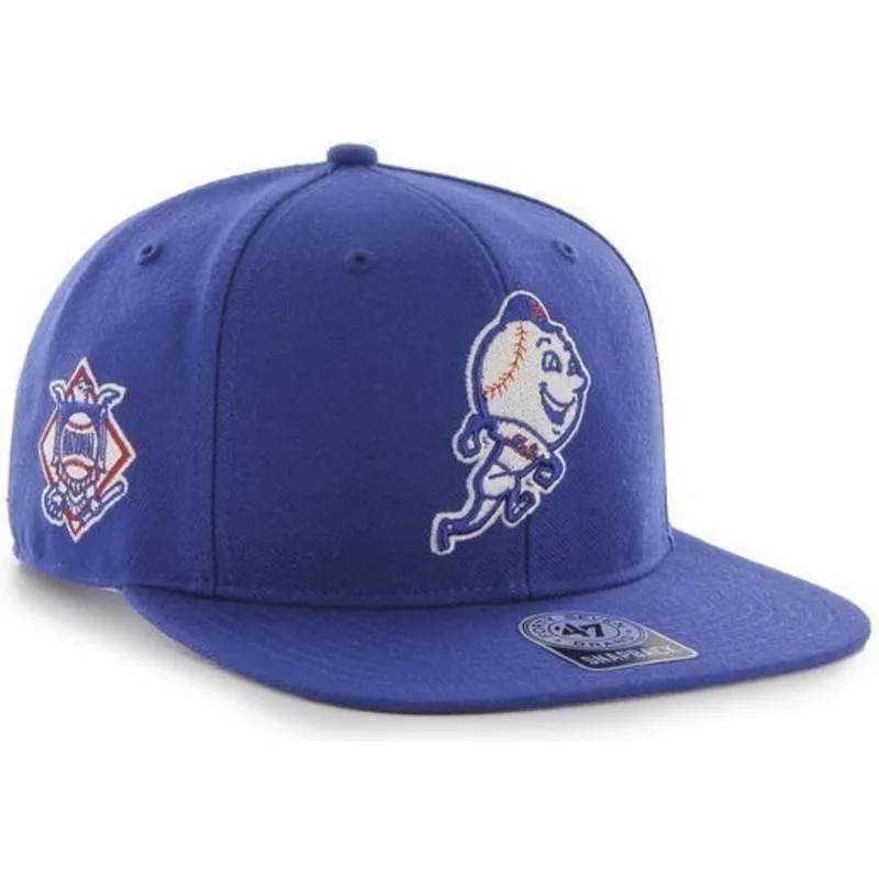 kapa-ravna-plava-snapback-mascota-new-york-mets-mlb-47-brand kapa-ravna-plava-snapback-mascota-new-york-mets-mlb-47-brand
