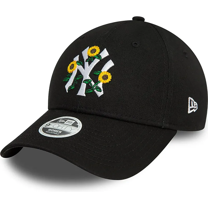 kapa-zaobljena-crna-podesiv-9forty-floral-new-york-yankees-mlb-new-era