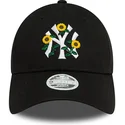 kapa-zaobljena-crna-podesiv-9forty-floral-new-york-yankees-mlb-new-era