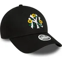 kapa-zaobljena-crna-podesiv-9forty-floral-new-york-yankees-mlb-new-era