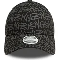 kapa-zaobljena-crna-podesiv-9forty-monogram-new-york-yankees-mlb-new-era