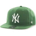 kapa-ravna-zelena-snapback-new-york-yankees-mlb-47-brand