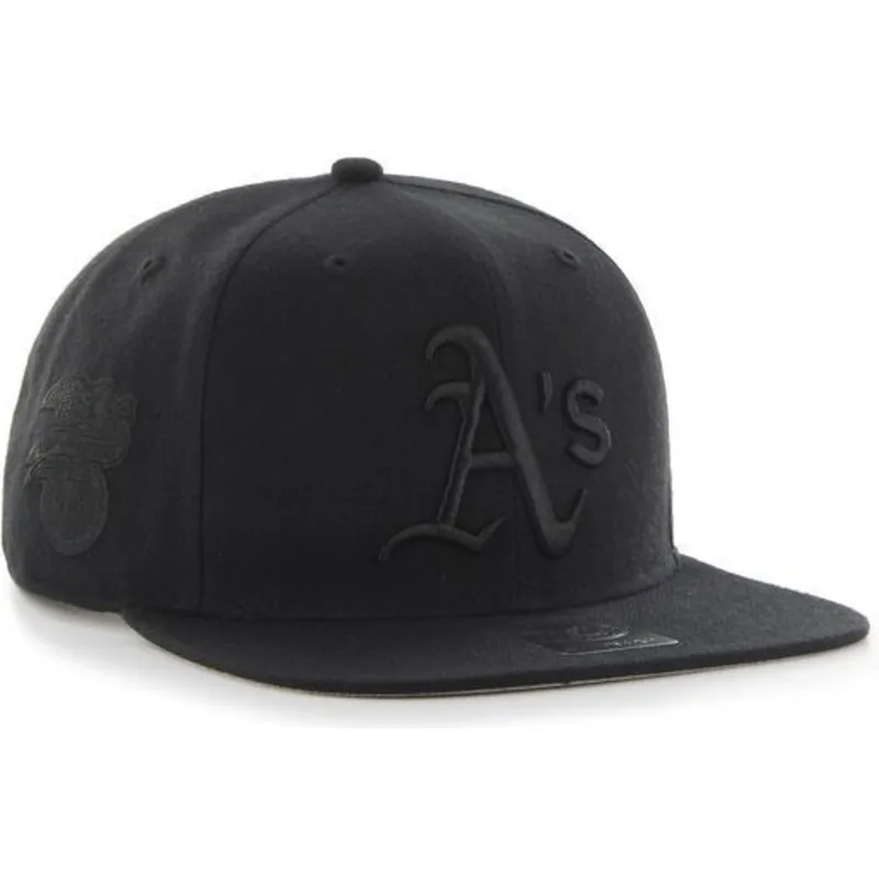 kapa-ravna-crna-snapback-oakland-athletics-mlb-47-brand
