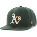 47-brand-flat-brim-oakland-athletics-mlb-sure-shot-green-snapback-cap