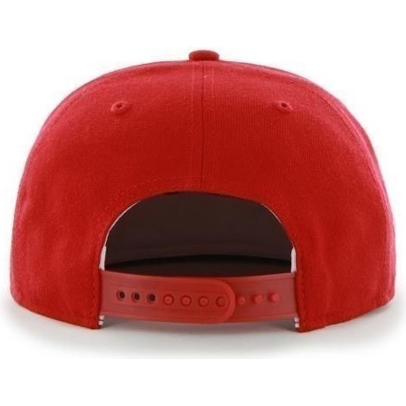 47-brand-flat-brim-philadelphia-phillies-mlb-sure-shot-red-snapback-cap