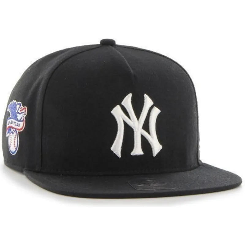 kapa-ravna-crna-snapback-new-york-yankees-mlb-47-brand