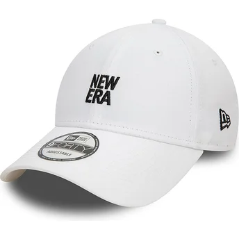 Cap zaobljena white adjustable strap 9FORTY New Era