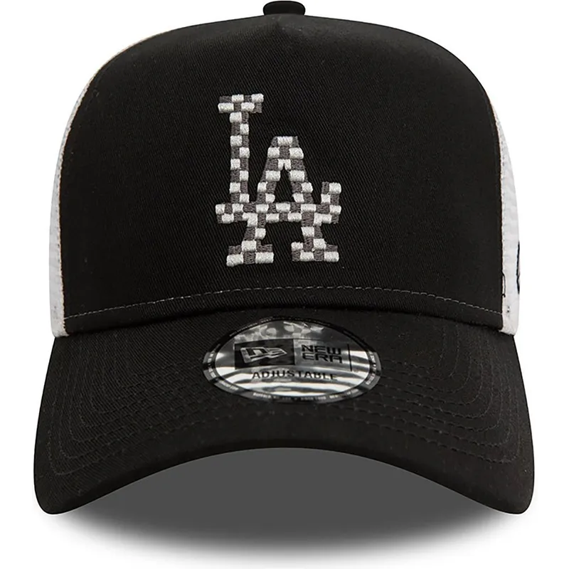 kapa-zaobljena-crna-snapback-a-frame-seasonal-infill-los-angeles-dodgers-mlb-new-era