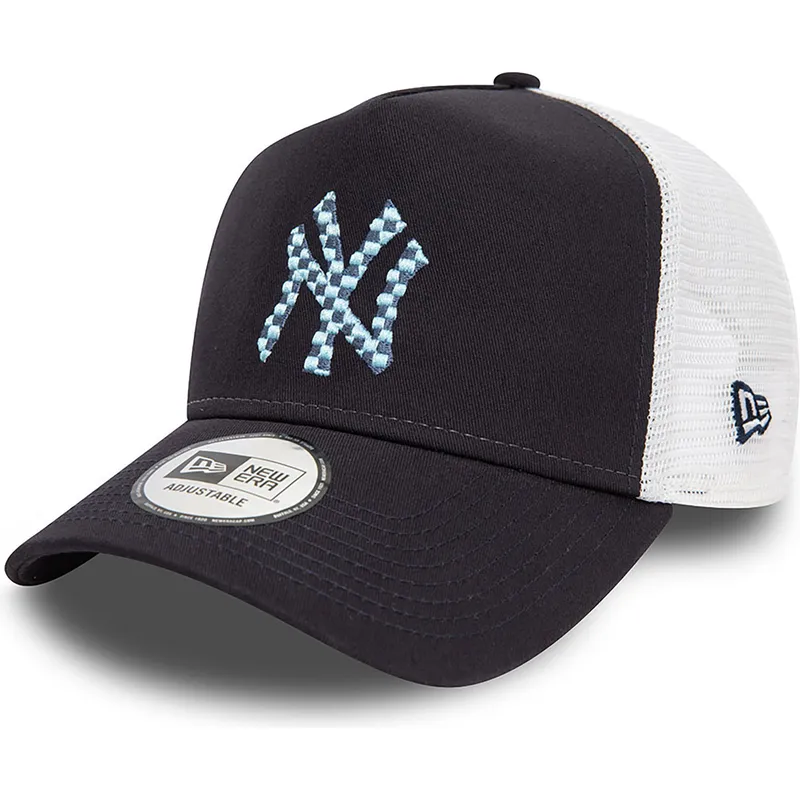 kapa-zaobljena-mornarsko-plava-snapback-a-frame-seasonal-infill-new-york-yankees-mlb-new-era