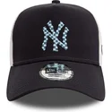 kapa-zaobljena-mornarsko-plava-snapback-a-frame-seasonal-infill-new-york-yankees-mlb-new-era