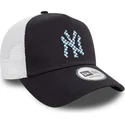 kapa-zaobljena-mornarsko-plava-snapback-a-frame-seasonal-infill-new-york-yankees-mlb-new-era