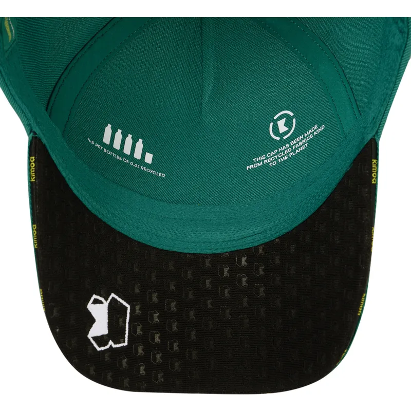 kape-zaobljena-zelena-podesiva-traka-tech-aston-martin-f1-team-x-kimoa-aston-martin-formula-1-kimoa