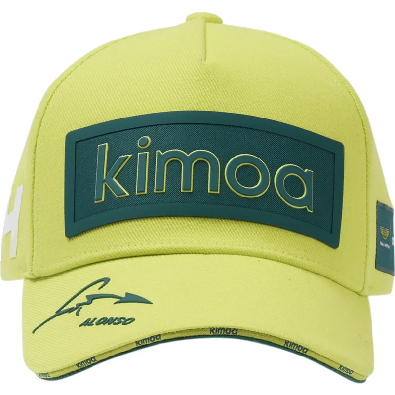 kapa-zaobljena-zuta-podesiv-patch-aston-martin-f1-team-x-kimoa-aston-martin-formula-1-kimoa