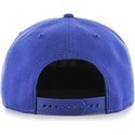 47-brand-flat-brim-los-angeles-dodgers-mlb-sure-shot-blue-and-grey-snapback-cap