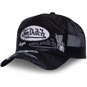Kapa zaobljena crna snapback LE GRE Von Dutch