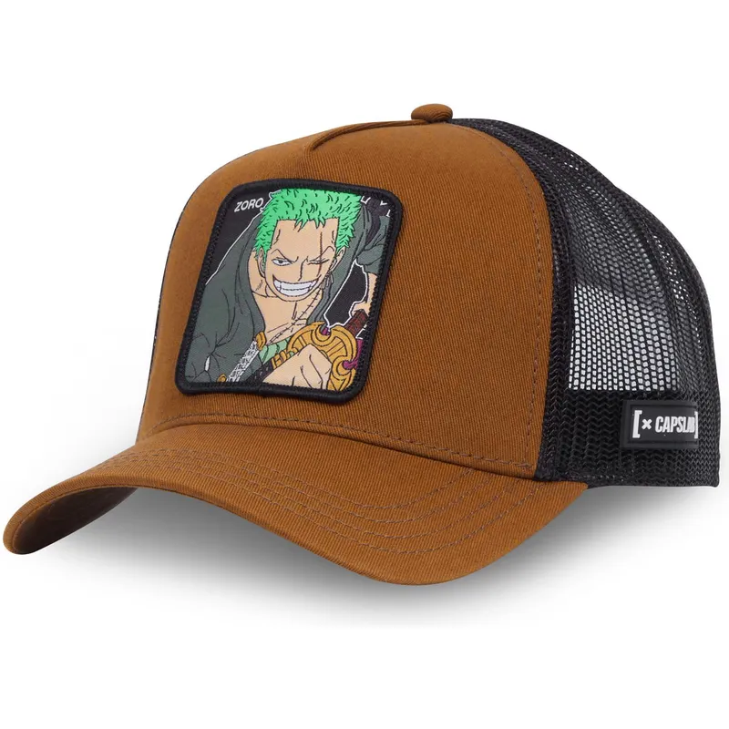 kapa-zaobljena-smeda-snapback-zor1-ct-roronoa-zoro-one-piece-capslab kapa-zaobljena-smeda-snapback-zor1-ct-roronoa-zoro-one-piece-capslab
