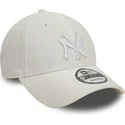 kapa-zaobljena-bijela-podesiv-9forty-linen-new-york-yankees-mlb-new-era