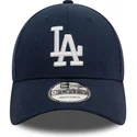 kape-zaobljena-mornarsko-plava-podesiva-traka-9forty-linen-los-angeles-dodgers-mlb-new-era