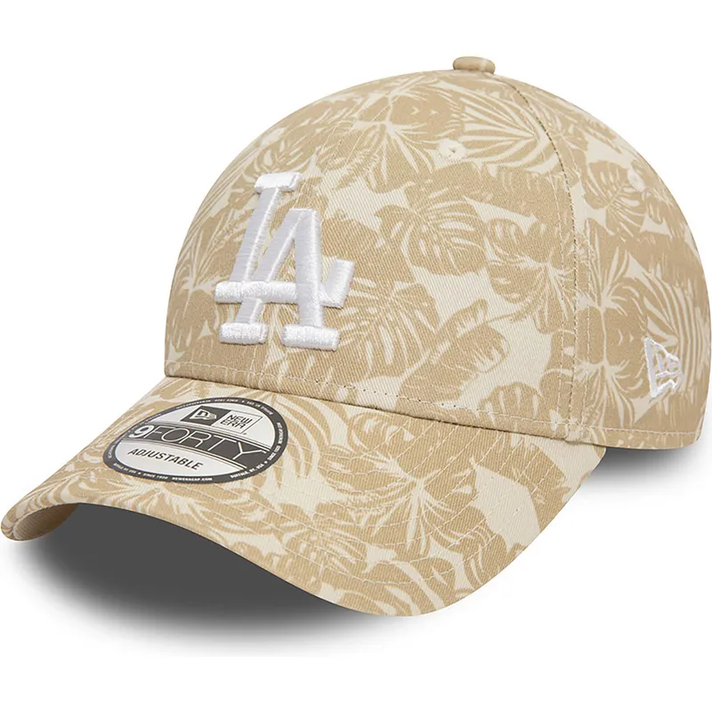 kapa-zaobljena-smeda-podesiv-9forty-summer-all-over-print-los-angeles-dodgers-mlb-new-era