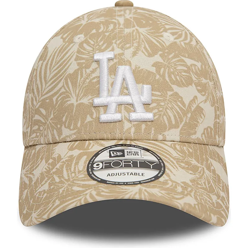 kapa-zaobljena-smeda-podesiv-9forty-summer-all-over-print-los-angeles-dodgers-mlb-new-era