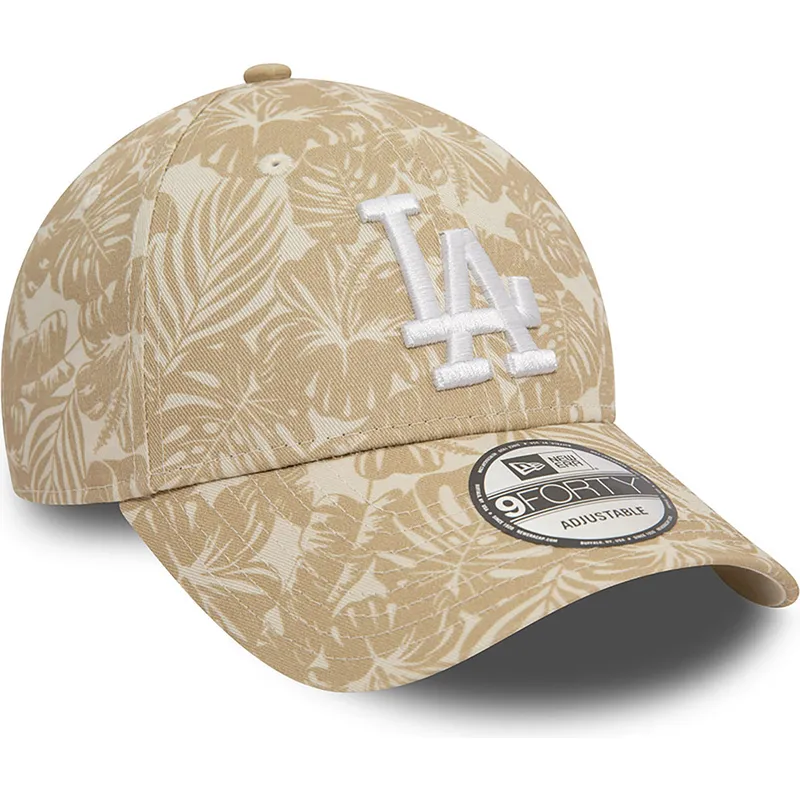 kapa-zaobljena-smeda-podesiv-9forty-summer-all-over-print-los-angeles-dodgers-mlb-new-era