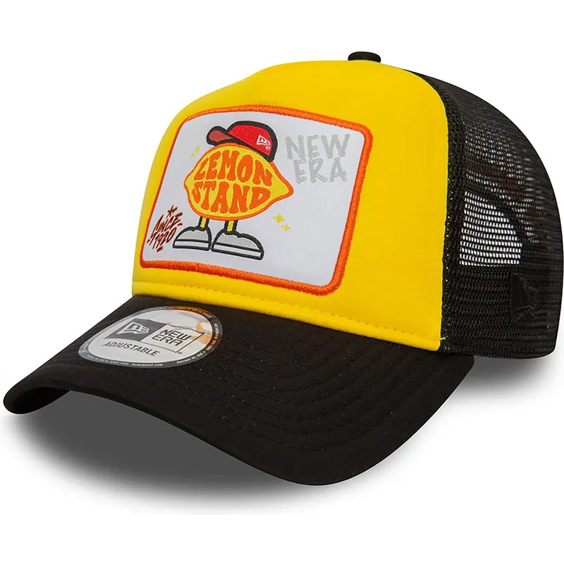 kapa-zaobljena-zuta-snapback-lemon-stand-life-gave-me-lemons-a-frame-patch-new-era