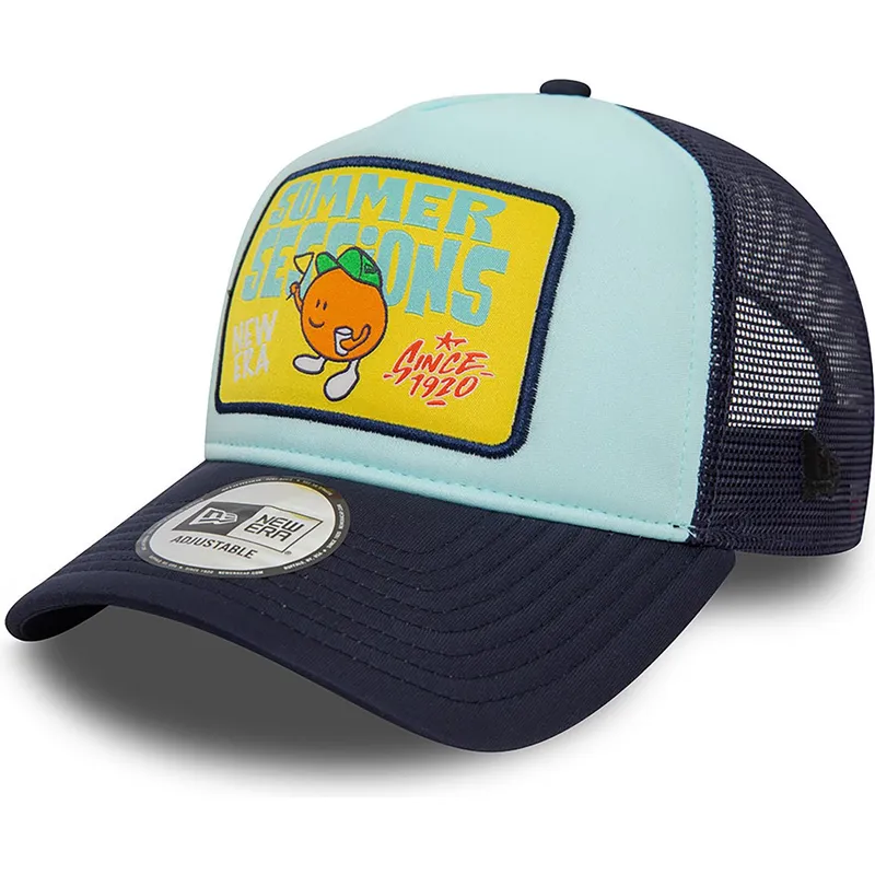 kapa-zaobljena-plava-snapback-summer-sessions-a-frame-patch-new-era kapa-zaobljena-plava-snapback-summer-sessions-a-frame-patch-new-era