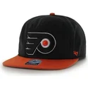 kapa-ravna-crna-snapback-philadelphia-flyers-nhl-47-brand