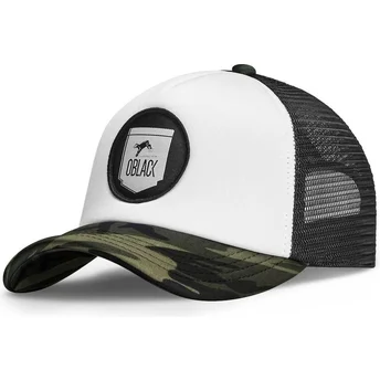 Kapa zaobljena maskirni snapback Oblack