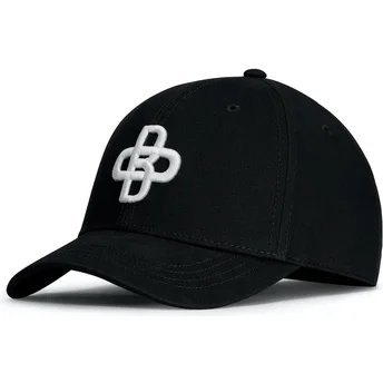Cap zaobljena black adjustable strap Oblack
