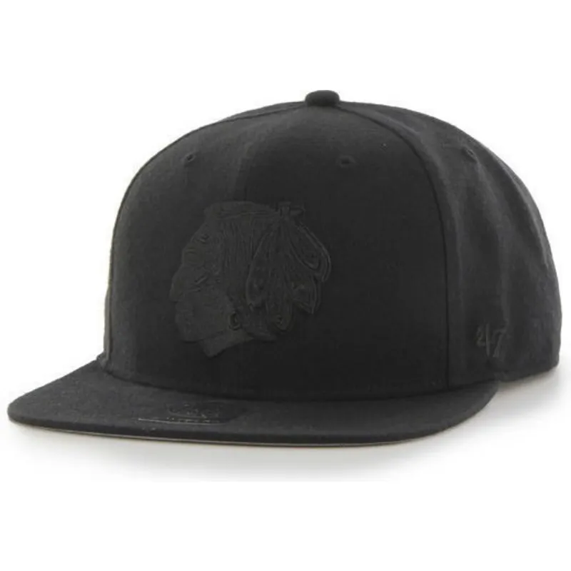 kapa-ravna-crna-snapback-chicago-blackhawks-nhl-47-brand
