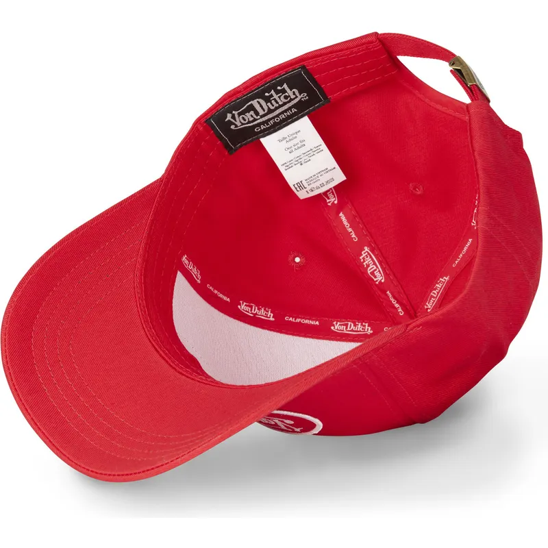 kapa-zaobljena-crvena-podesiv-lof-c6-von-dutch