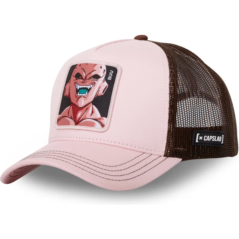 kapa-zaobljena-ruzicasta-snapback-ct-kid-buu-dragon-ball-capslab