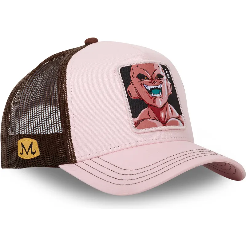 kapa-zaobljena-ruzicasta-snapback-ct-kid-buu-dragon-ball-capslab
