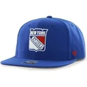 47-brand-flat-brim-new-york-rangers-nhl-sure-shot-blue-snapback-cap