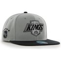 47-brand-flat-brim-los-angeles-kings-nhl-sure-shot-grey-snapback-cap