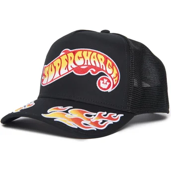 Kapa zaobljena crna snapback HOT HEADZ Supercharged The Farm Goorin Bros.