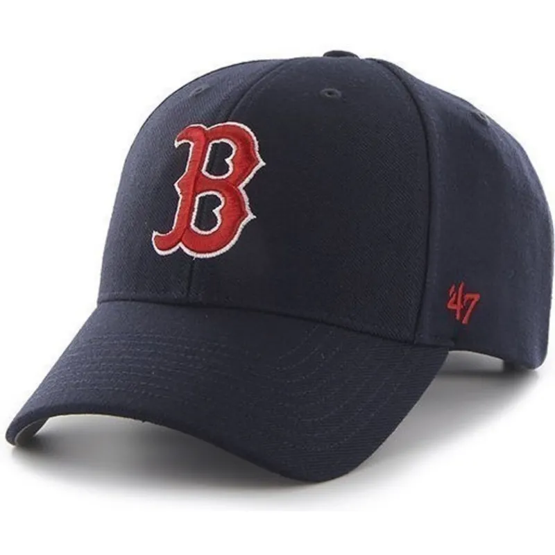 kapa-zaobljena-mornarsko-plava-podesiv-boston-red-sox-mlb-47-brand