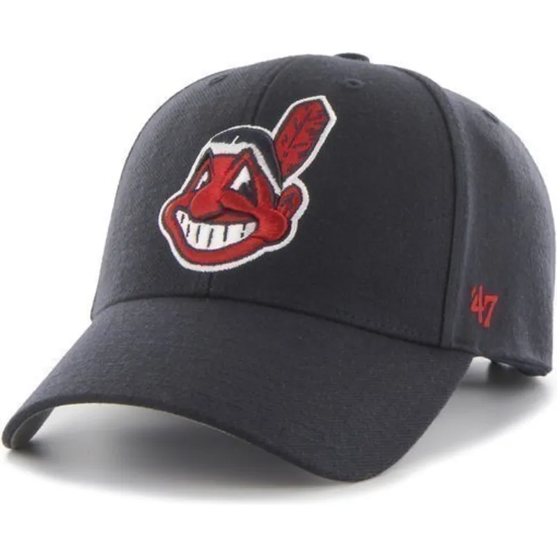 kapa-zaobljena-mornarsko-plava-podesiv-cleveland-indians-mlb-47-brand