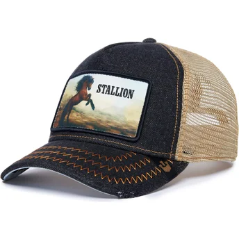 Cap zaobljena black snapback The Farm de Goorin Bros.