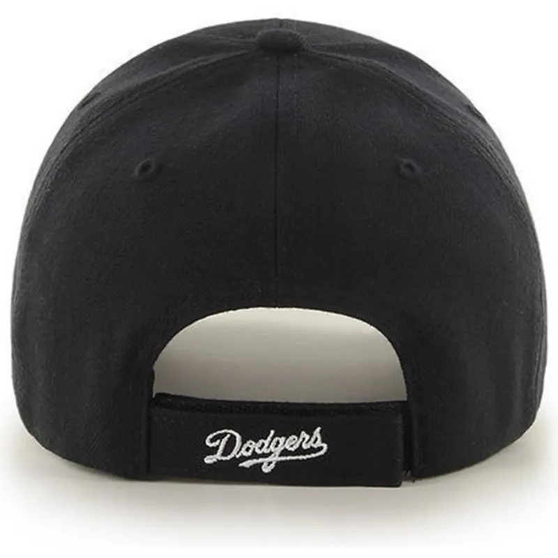 kapa-zaobljena-crna-podesiv-los-angeles-dodgers-mlb-47-brand