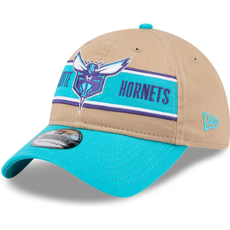 kapa-zaobljena-smeda-podesiv-9twenty-draft-2024-charlotte-hornets-nba-new-era