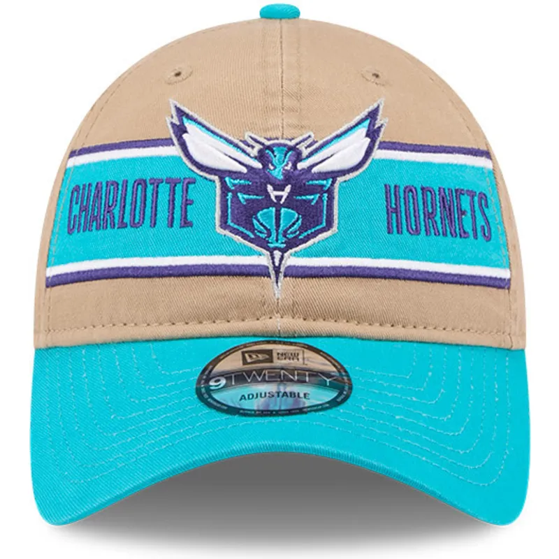 kapa-zaobljena-smeda-podesiv-9twenty-draft-2024-charlotte-hornets-nba-new-era