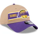 cap-zaobljena-brown-adjustable-strap-9twenty-draft-2024-los-angeles-lakers-nba-new-era