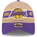 kape-zaobljena-smeda-podesiva-traka-9twenty-draft-2024-los-angeles-lakers-nba-new-era