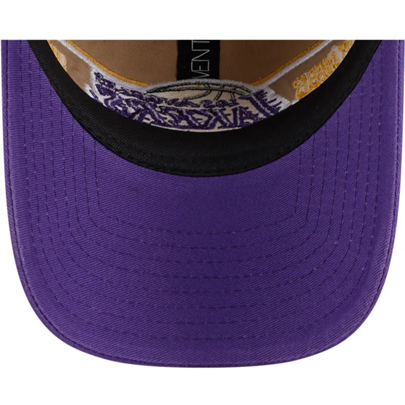 cap-zaobljena-brown-adjustable-strap-9twenty-draft-2024-los-angeles-lakers-nba-new-era