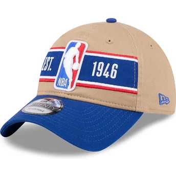 Kape zaobljena smeđa podesiva traka 9TWENTY Draft 2024 NBA New Era