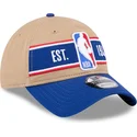 cap-zaobljena-brown-adjustable-strap-9twenty-draft-2024-nba-new-era