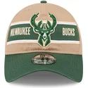 kapa-zaobljena-smeda-podesiv-9twenty-draft-2024-milwaukee-bucks-nba-new-era